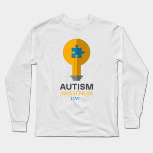 World autism - Awareness day - Puzzle Long Sleeve T-Shirt